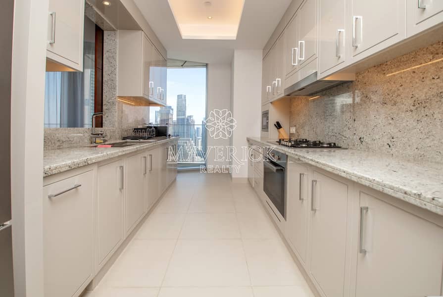 8 Exclusive! Full Burj View | Furnished 2BR | Rented