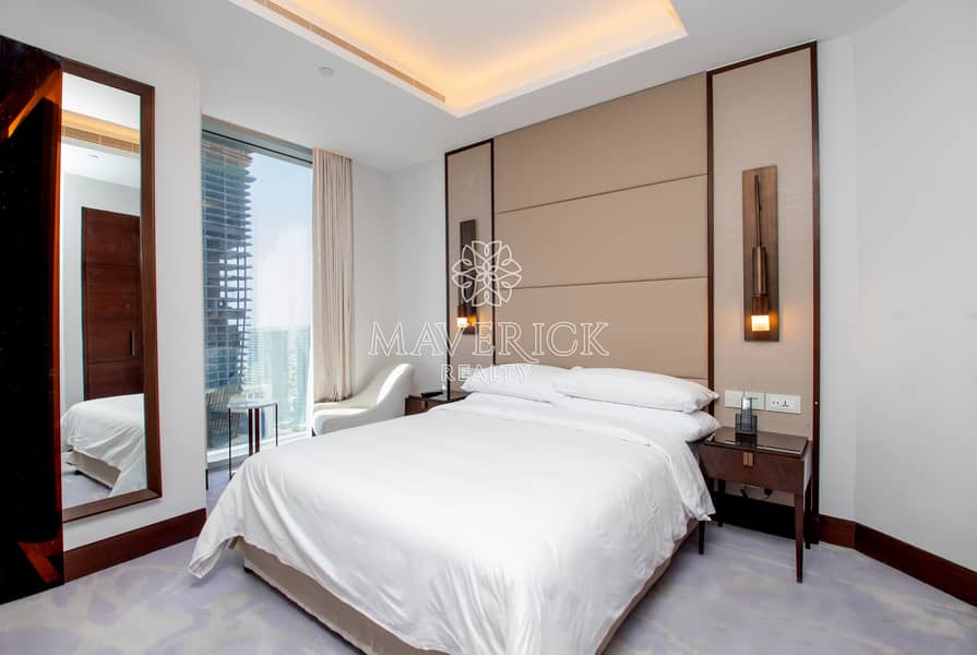 10 Exclusive! Full Burj View | Furnished 2BR | Rented