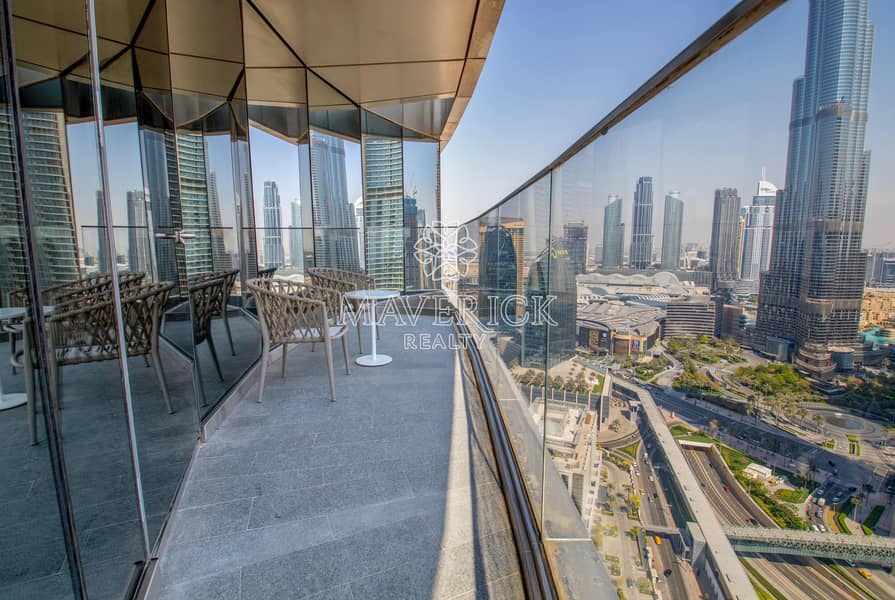 15 Exclusive! Full Burj View | Furnished 2BR | Rented