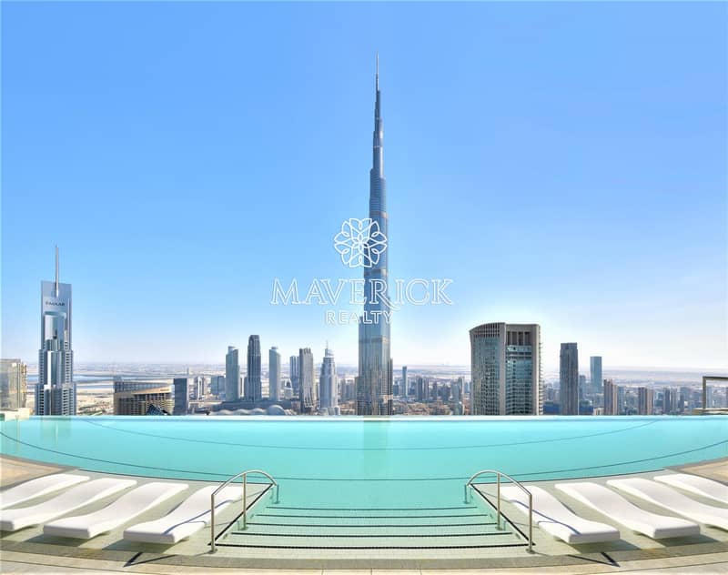 19 Exclusive! Full Burj View | Furnished 2BR | Rented
