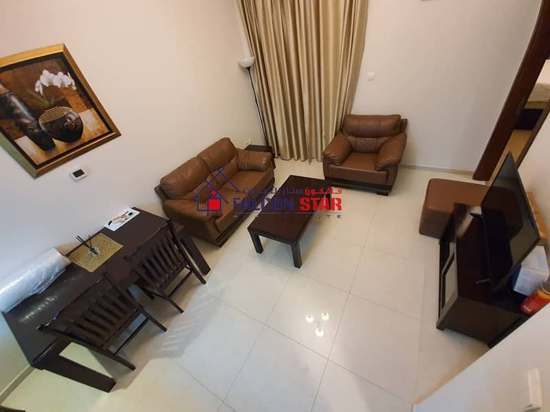 2 GOLF & POOL VIEW | MID FLOOR | FURNISHED ONE BED WITH BALCONY