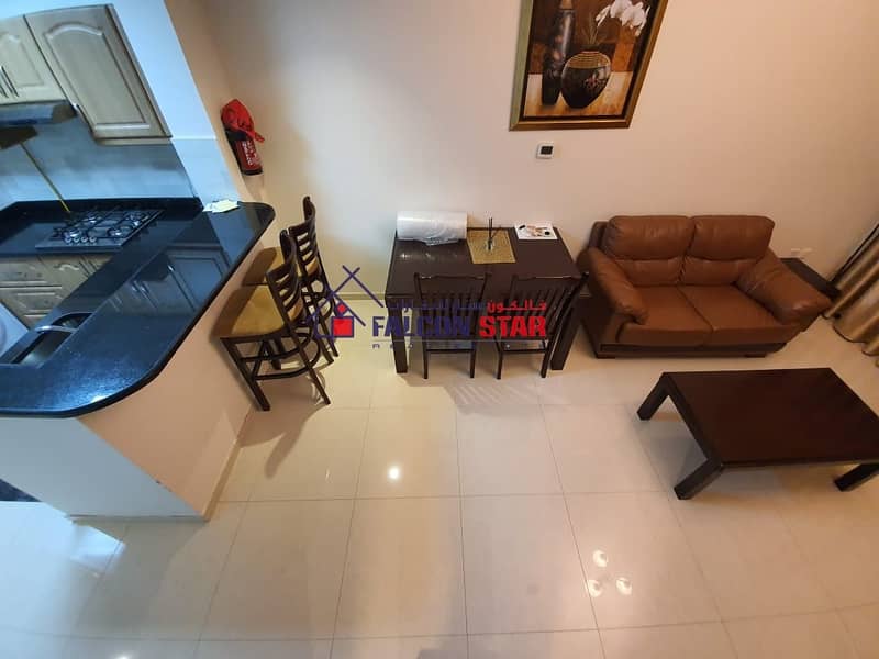 3 GOLF & POOL VIEW | MID FLOOR | FURNISHED ONE BED WITH BALCONY