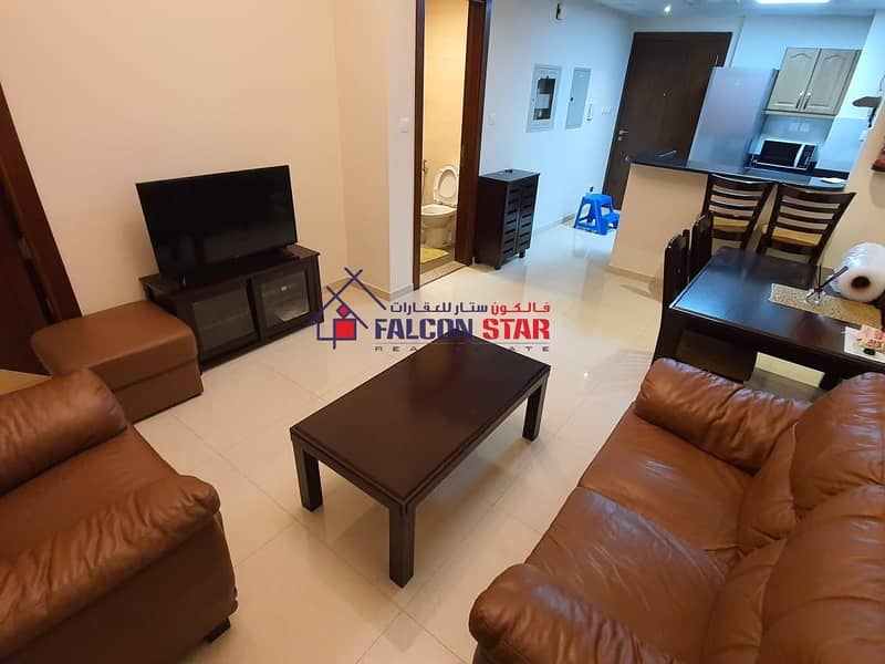 4 GOLF & POOL VIEW | MID FLOOR | FURNISHED ONE BED WITH BALCONY