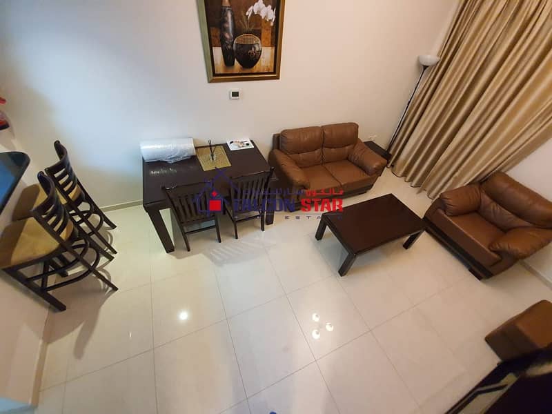 6 GOLF & POOL VIEW | MID FLOOR | FURNISHED ONE BED WITH BALCONY
