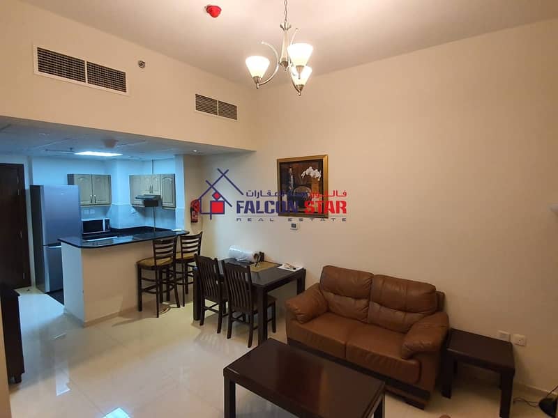 8 GOLF & POOL VIEW | MID FLOOR | FURNISHED ONE BED WITH BALCONY