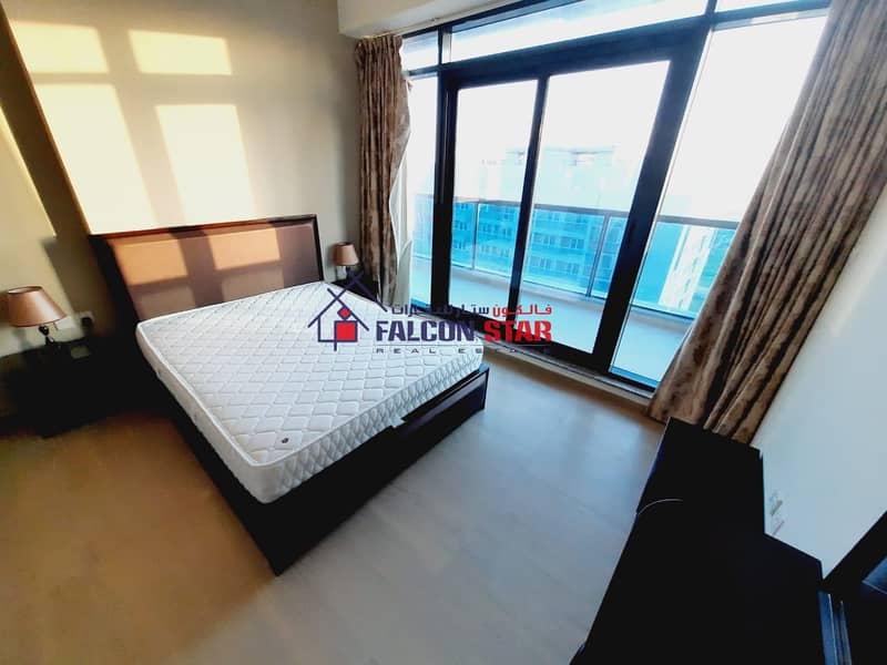 10 GOLF & POOL VIEW | MID FLOOR | FURNISHED ONE BED WITH BALCONY