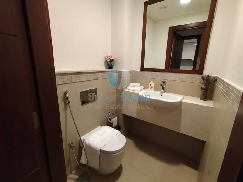 8 SERVICE 3 BED FURNISH|6 MONTH RENT WITH ALL BILLS|BURJ FACING