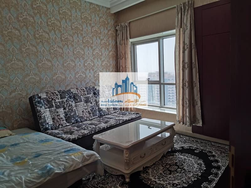 27 Furnished Luxury 3 bedroom Hall apartment in conquer tower for  monthly rent (free fewa and internet