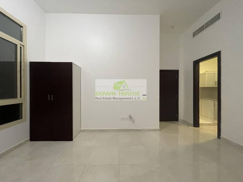 6 H: Brand new studio flat for rent in Khalifa city A