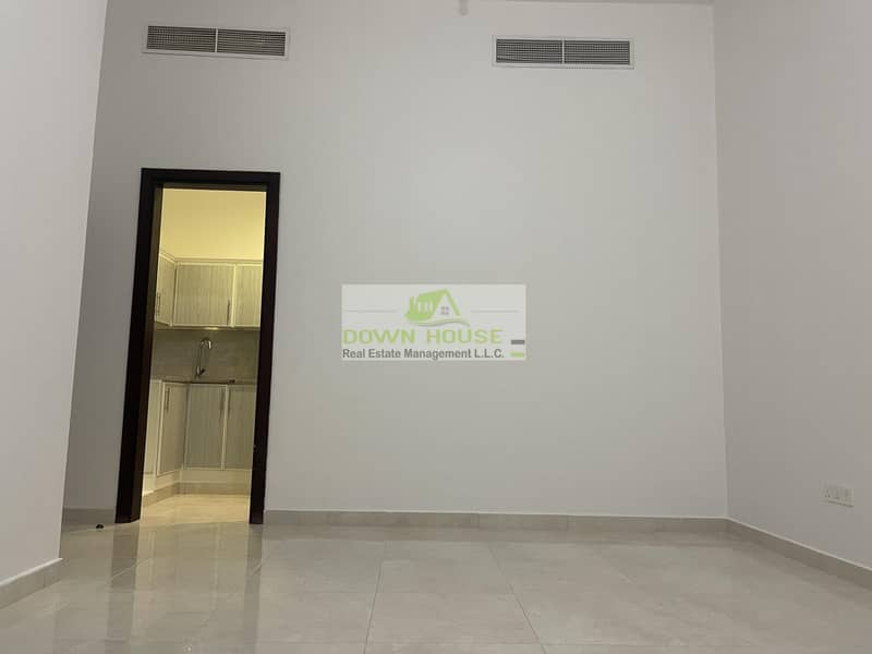 9 H: Brand new studio flat for rent in Khalifa city A