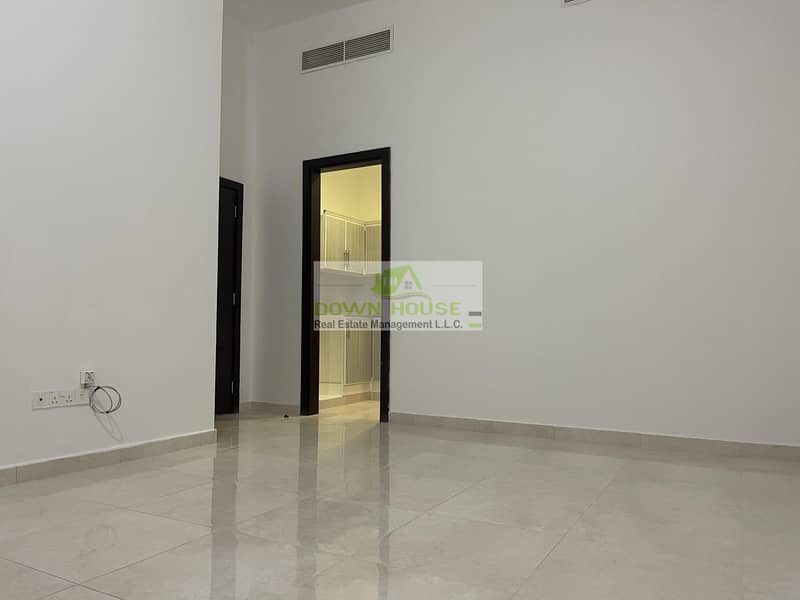 10 H: Brand new studio flat for rent in Khalifa city A