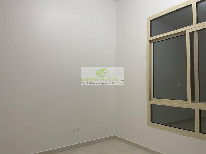 12 H: Brand new studio flat for rent in Khalifa city A