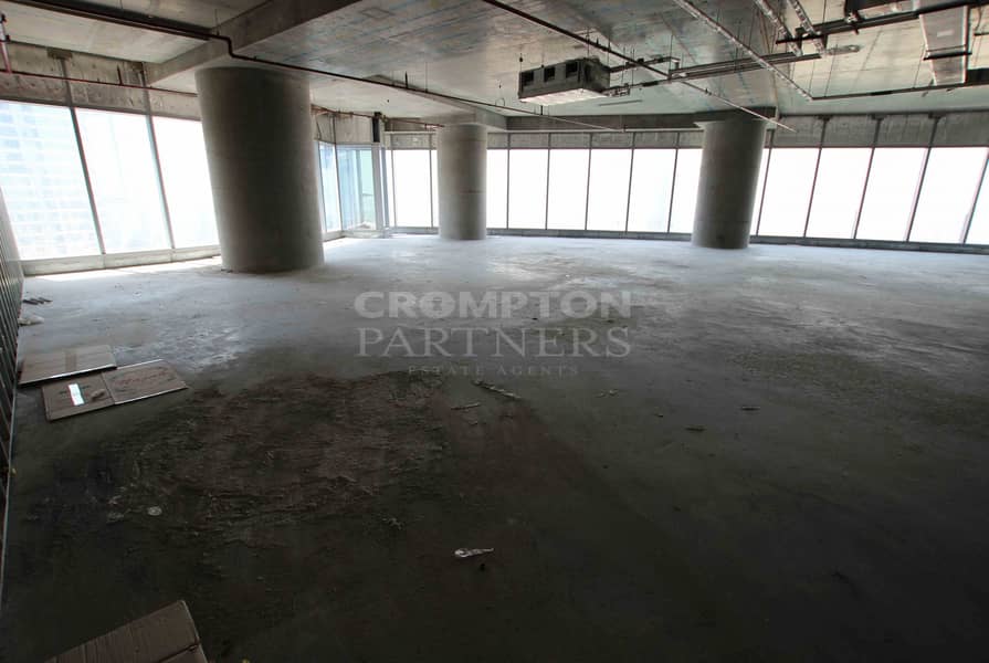 13 Half floor office in Addax tower/ Shall&core