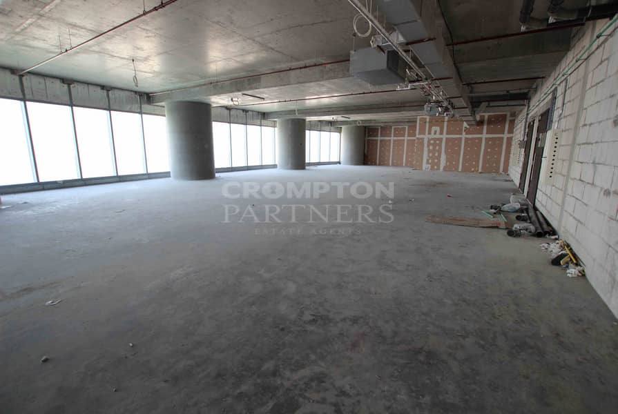 15 Half floor office in Addax tower/ Shall&core