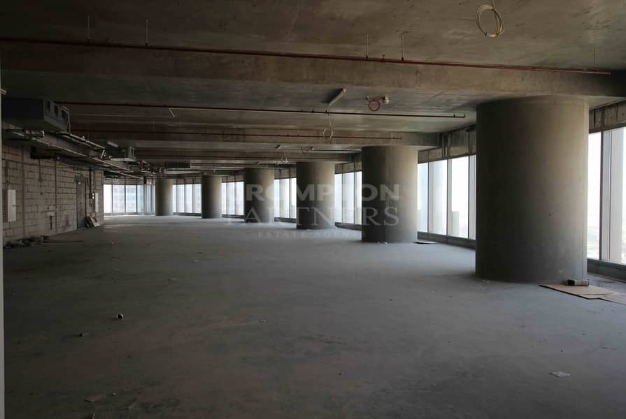 16 Half floor office in Addax tower/ Shall&core