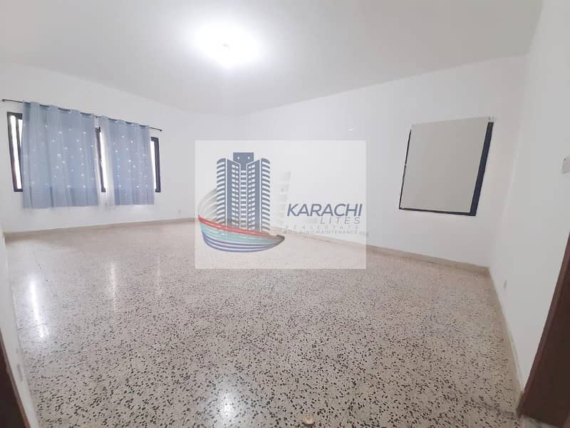 15 Hot Deal! 4 BHK In A Villa With Master Room & Maid Room & Store Room In Manaseer Near Khalidiyah Police Station