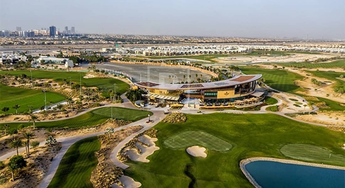 16 Full Golf Course View | Ready Furnished Apartment | Damac Hills | VIP