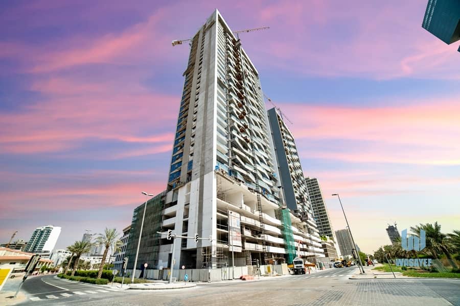3 move in NOW in Jumeira village circle bloom towers one bedroom two bedroom just pay 25% and take the key . 5 years post.