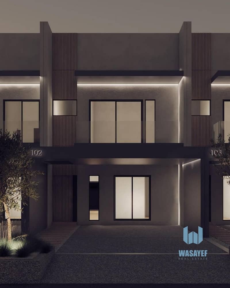 20 amazing town house 1750sq. ft hand over march 2022 in best location in dubai aLmydan with 2 years post hand over lets mee