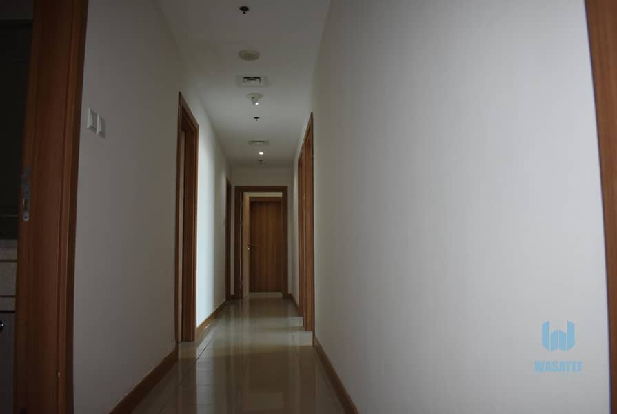 9 SPACIOUS 3BHK |FULL GULF COURSE VIEW |UNFURNISHED READY TO MOVE IN.