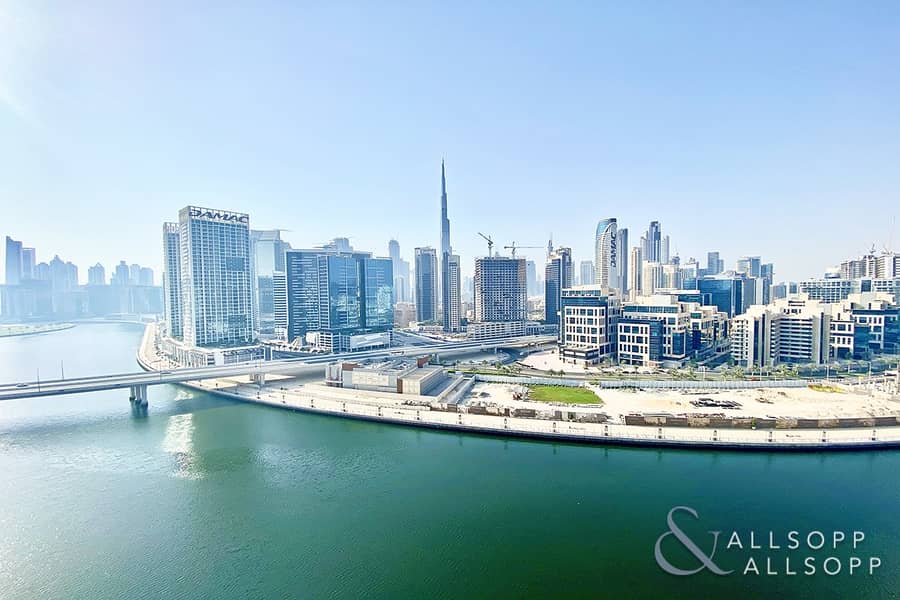 4 2 Bedrooms | Canal and Burj Khalifa View