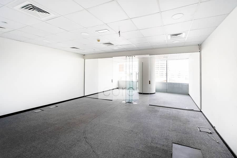 Fitted Office with Glass Partition | Low Floor