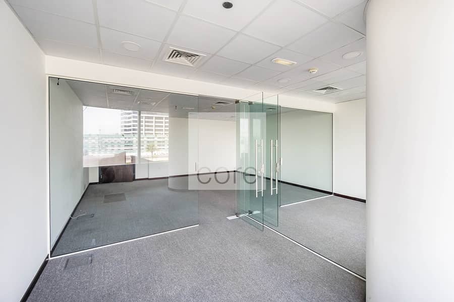 2 Fitted Office with Glass Partition | Low Floor