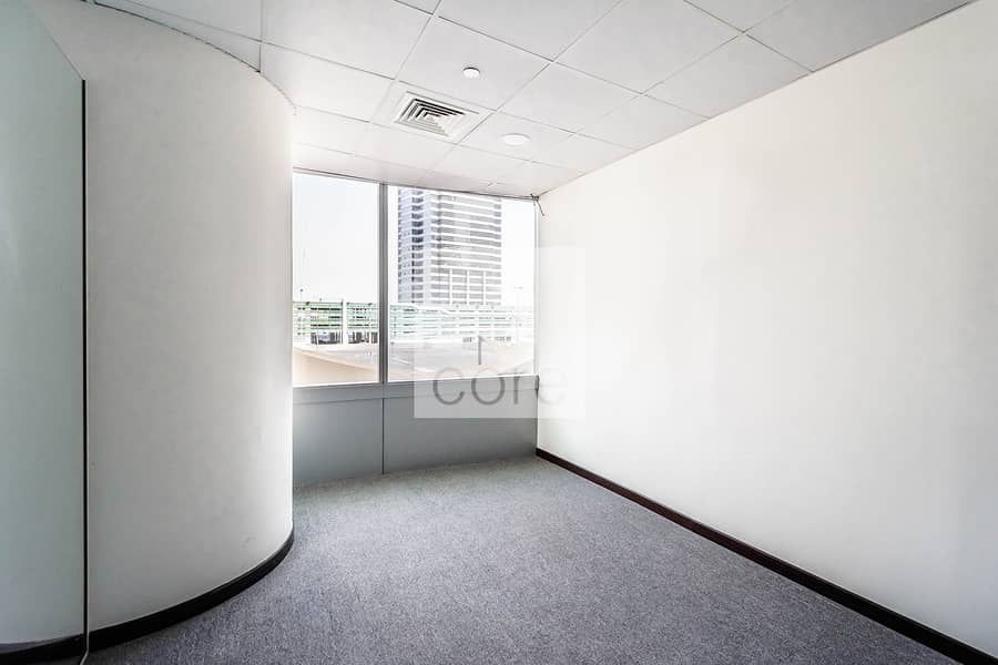 5 Fitted Office with Glass Partition | Low Floor