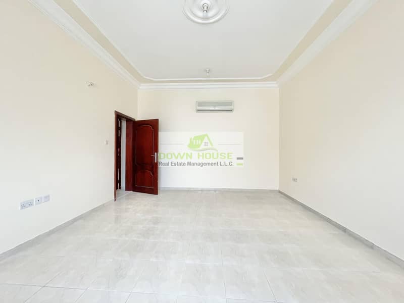 9 H: Hurry four bedroom hall apartment in mohamed bin zayed city