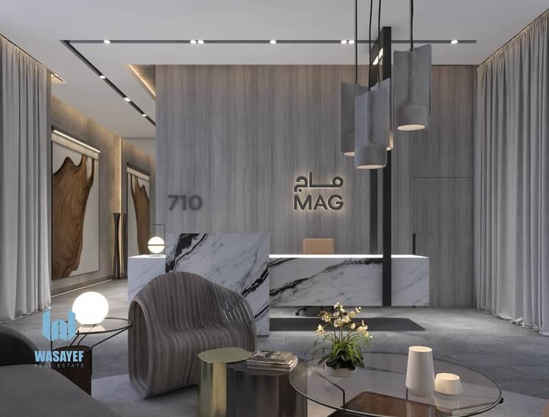 5 amazing chance  new phase from mag developer studio one bed in elmyedan 10min to dubai mall and burj khaifa