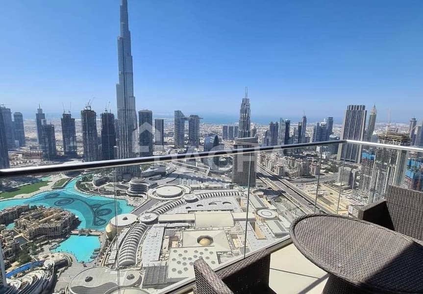 3 Motivated / Full Burj and Sea View / Serviced