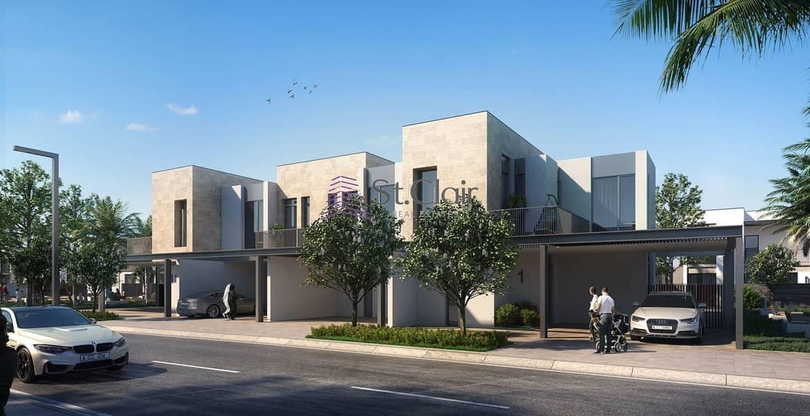 14 Post Handover Payment Plan 3 Bed Townhouse In Arabian Ranches -  Sun