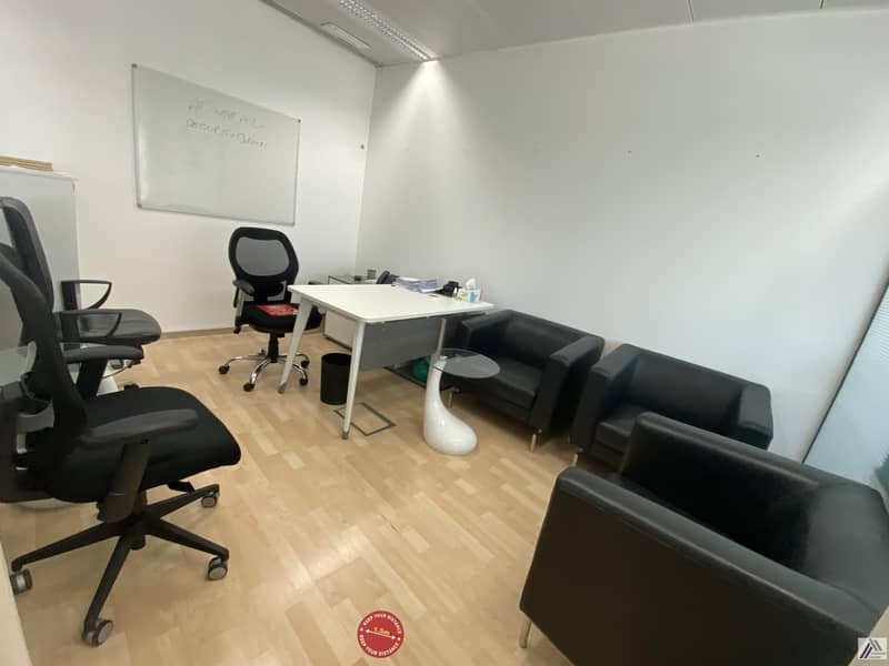 2 Independent fully furnished Serviced Executive office with reception | meeting room_Linked with burjuman Mall and metro