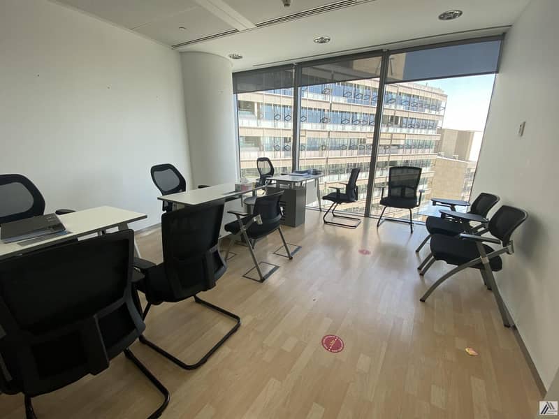 3 Independent fully furnished Serviced Executive office with reception | meeting room_Linked with burjuman Mall and metro