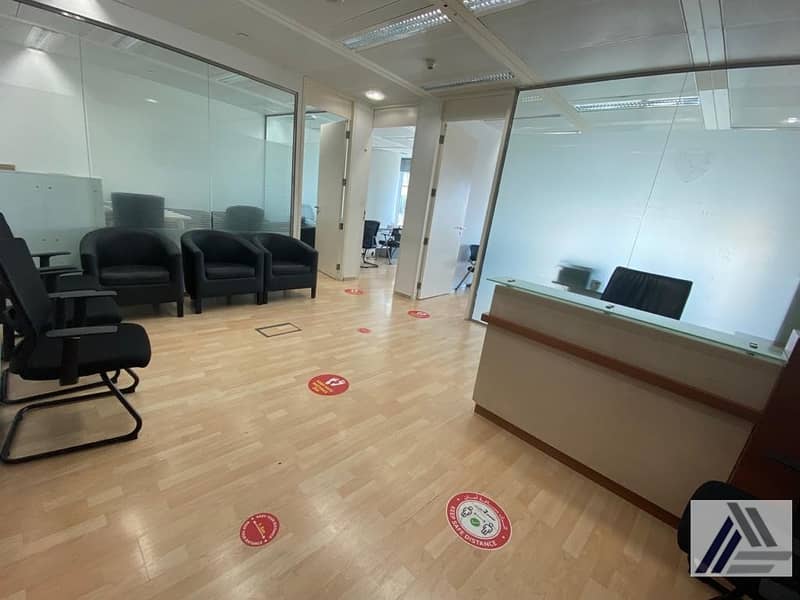 Independent fully furnished Serviced Executive office with reception | meeting room_Linked with burjuman Mall and metro