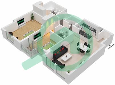 Amna - 2 Bedroom Apartment Type/unit B/6 FLOOR 42 Floor plan