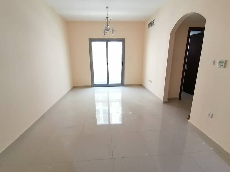 15day free Spacious very nice 1bhk apartment with  balcony open view full Family Building New muwailih SHARJAH 24k