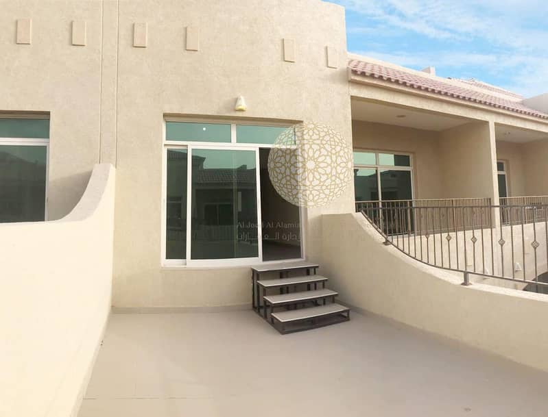 16 SWEET AND LOVELY 3 MASTER BEDROOM COMMUNITY VILLA FOR RENT IN KHALIFA CITY A WITH ALL FACILITIES