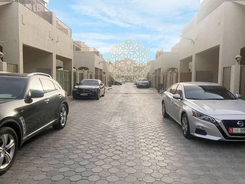29 SWEET AND LOVELY 3 MASTER BEDROOM COMMUNITY VILLA FOR RENT IN KHALIFA CITY A WITH ALL FACILITIES