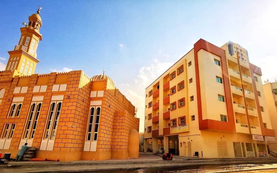 spacious studio with balcony for just aed 12000 per year