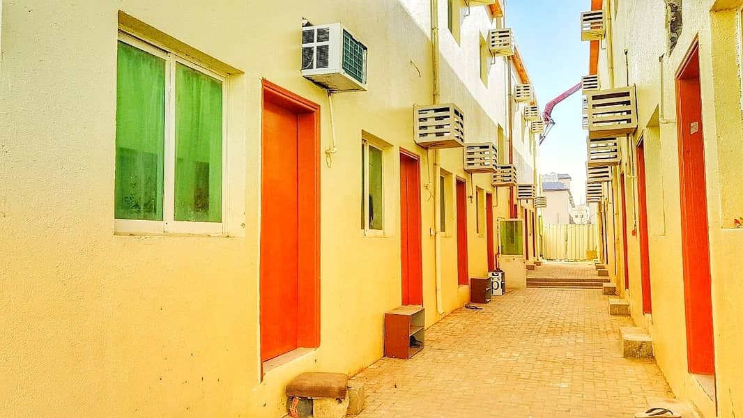 14 rooms separate Labor Camp For just aed 400/month per room