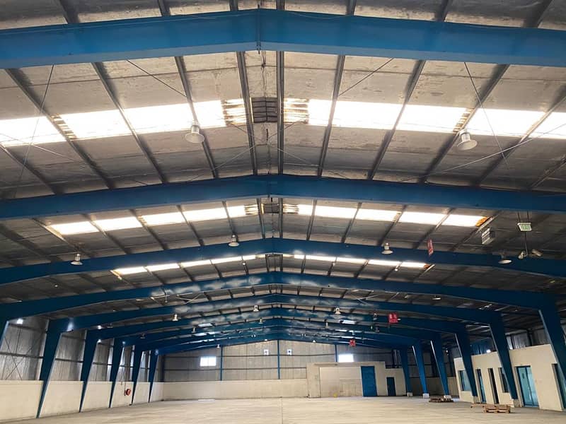32,000 Sq ft approx. Warehouse Tolet with 46,000 sq ft approx. Concert Open Land in Industrial Area no. 13