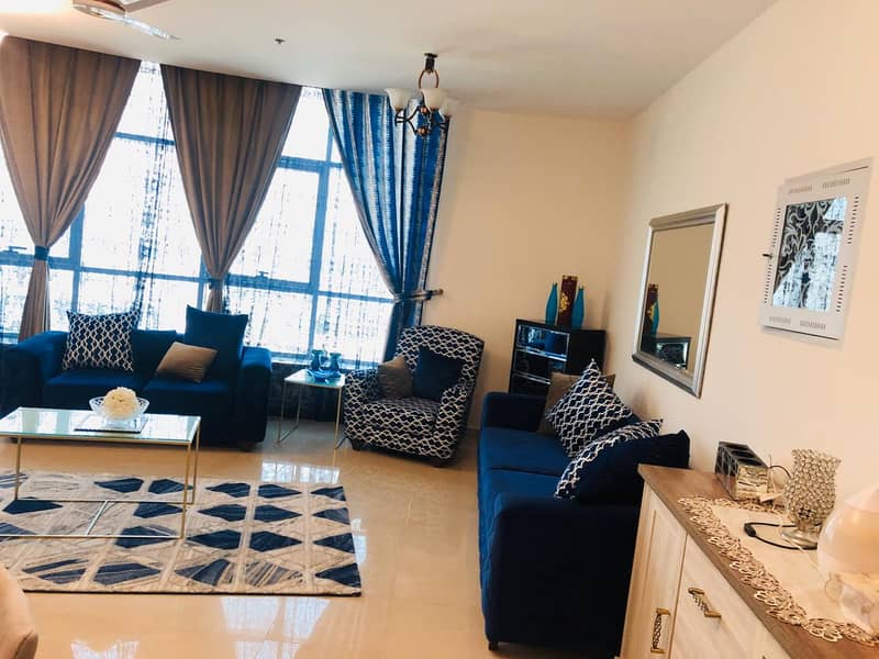 luxurious 2 bedroom apartment on SALE in corniche tower ajman