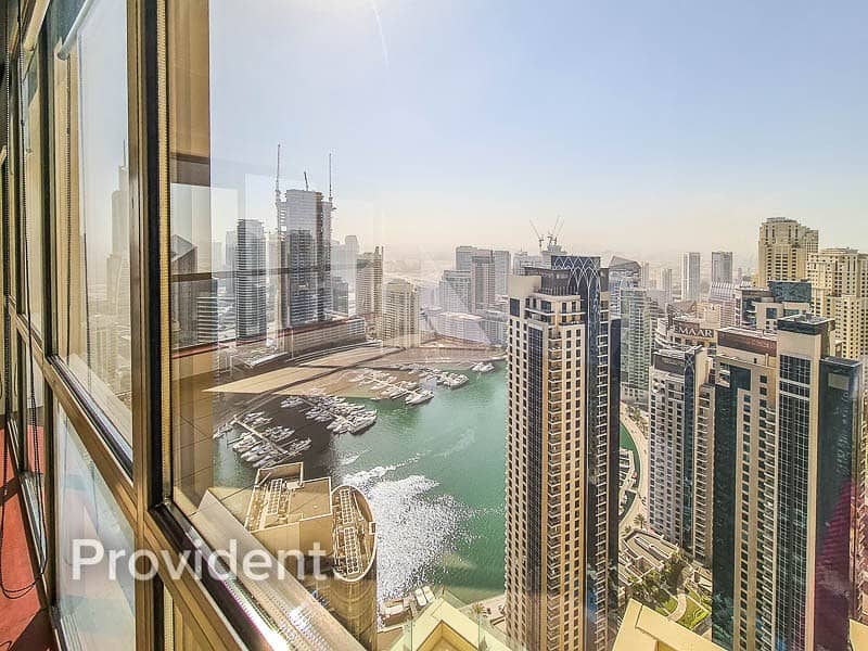 2 Upgraded | High Floor with Full Marina View
