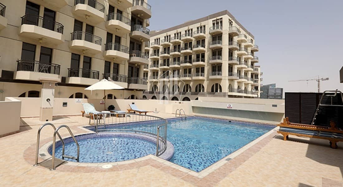 12 Fully Furnished apartment with pool view