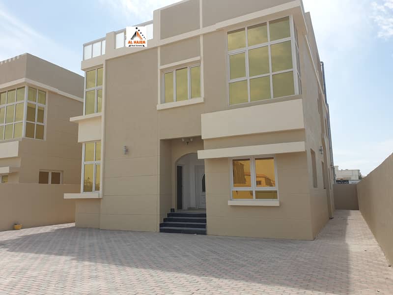 You own your villa without down payment Sale A new villa behind central air  Sheikh Ammar Street in Al Rawda 2 area in Ajman with the possibility of bank, cash or housing financing