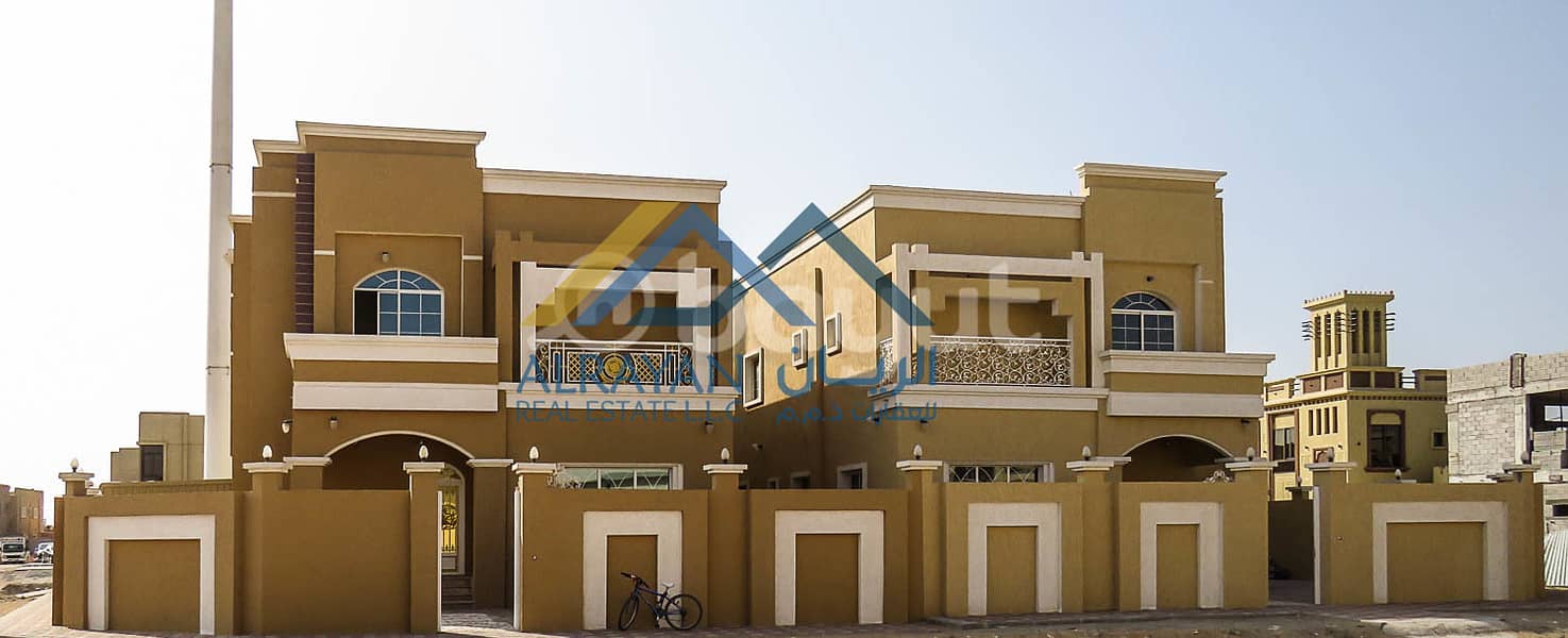 Corner villa near the camel race track for sale with the possibility of easy bank financing