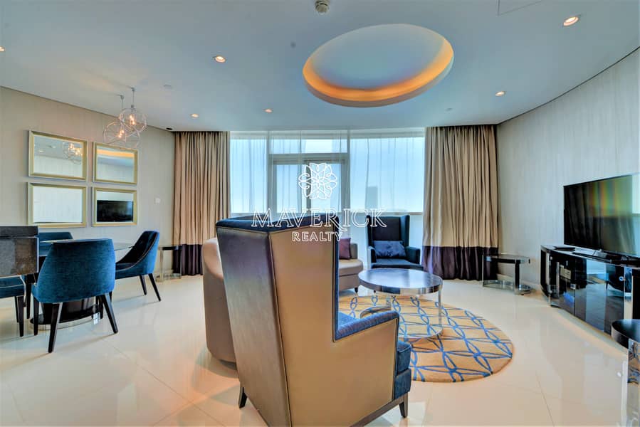 2 Luxury Furnished 2BR | High Floor | Canal View