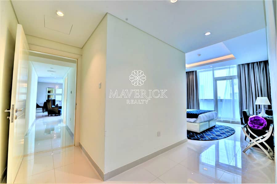 7 Luxury Furnished 2BR | High Floor | Canal View