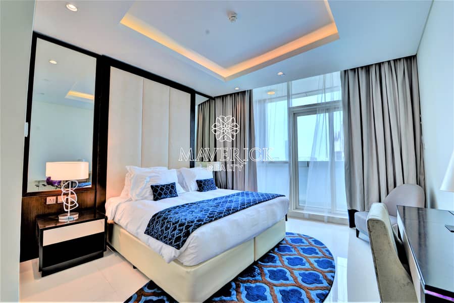 8 Luxury Furnished 2BR | High Floor | Canal View
